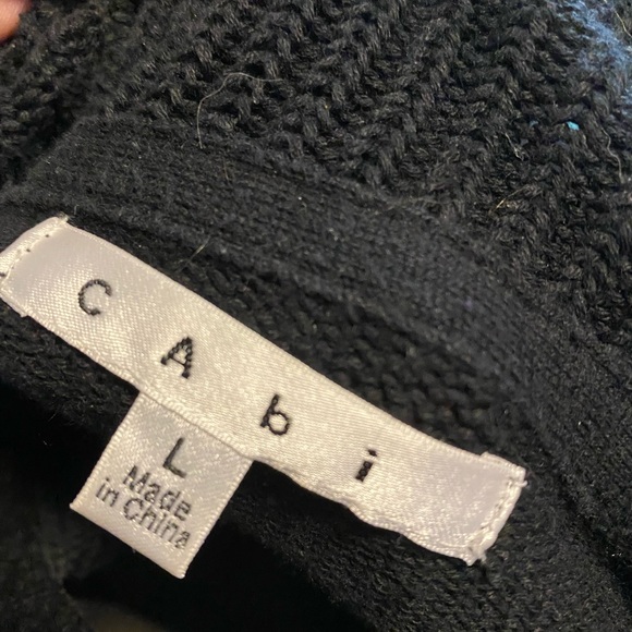 Vintage CABI large black ribbed sweater - Picture 3 of 5